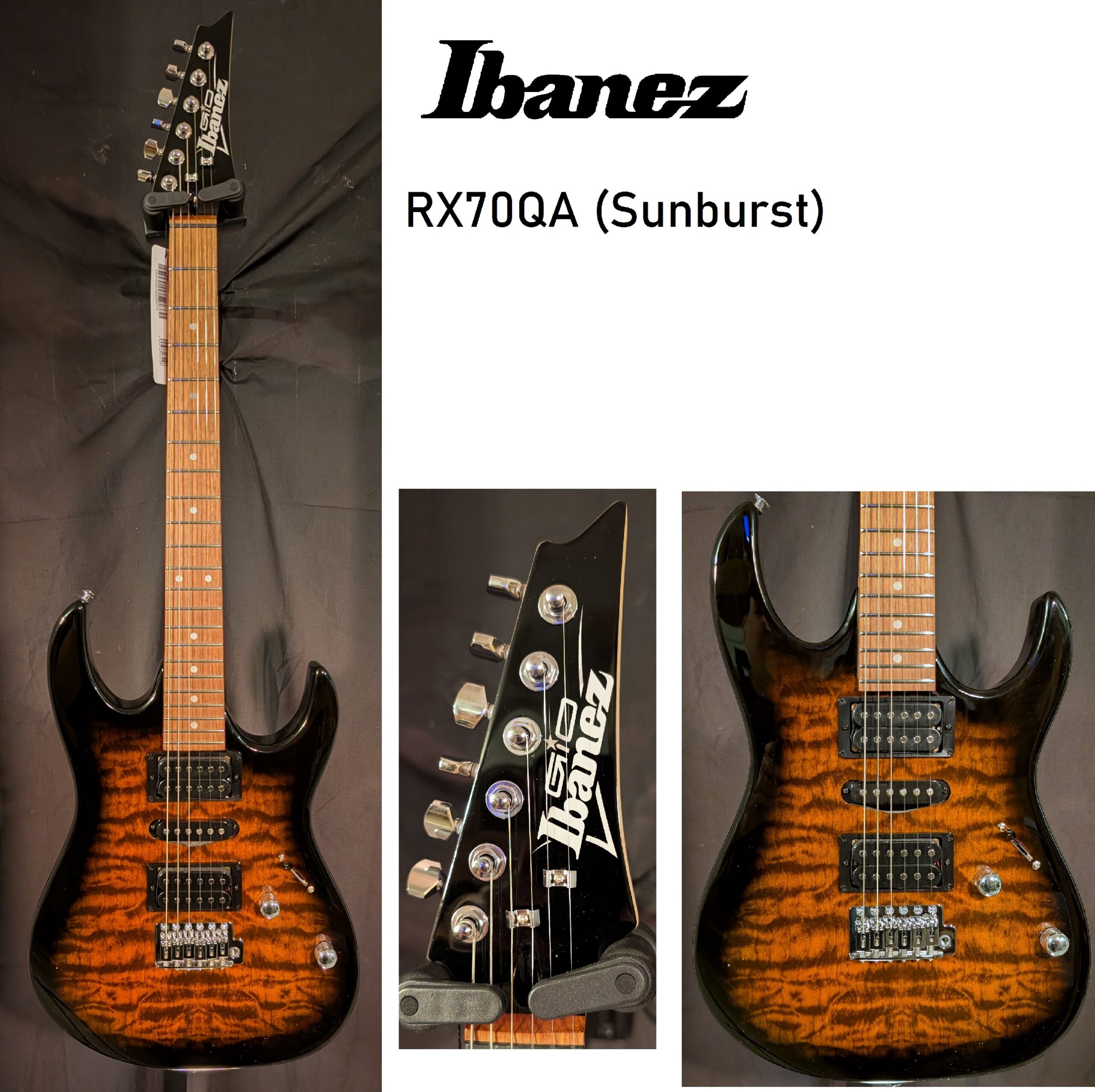 ibanez grx70qa sunburst